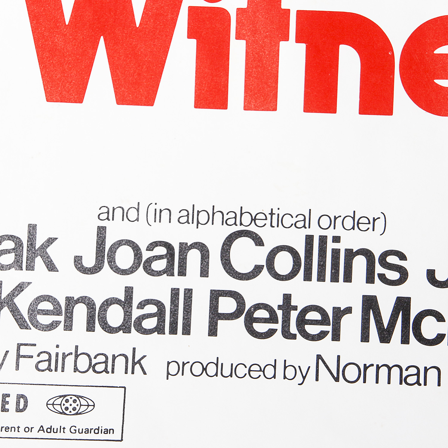 Vintage Tales that Witness Madness Movie Poster