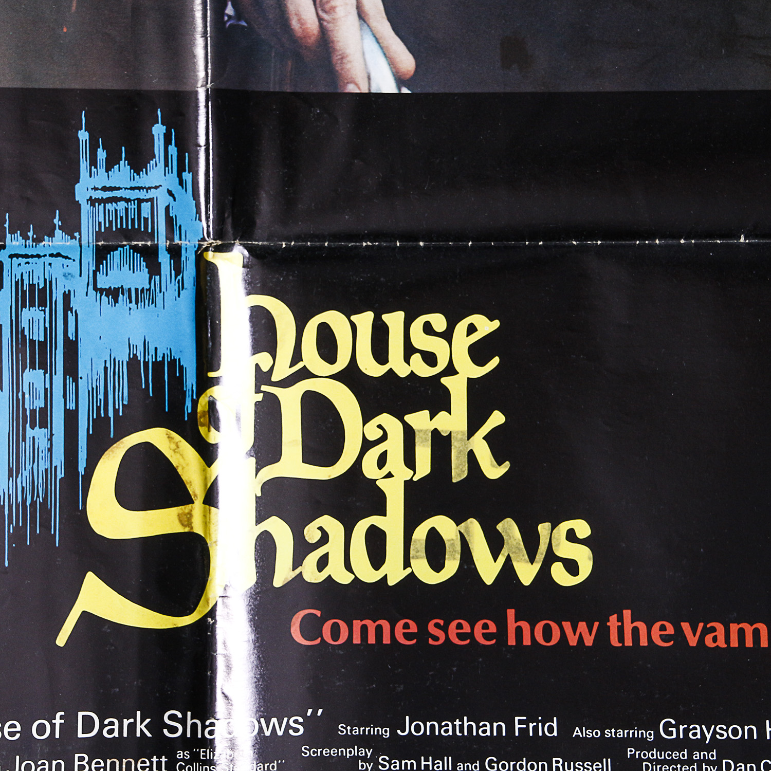 Vintage House of Dark Shadows Movie Poster
