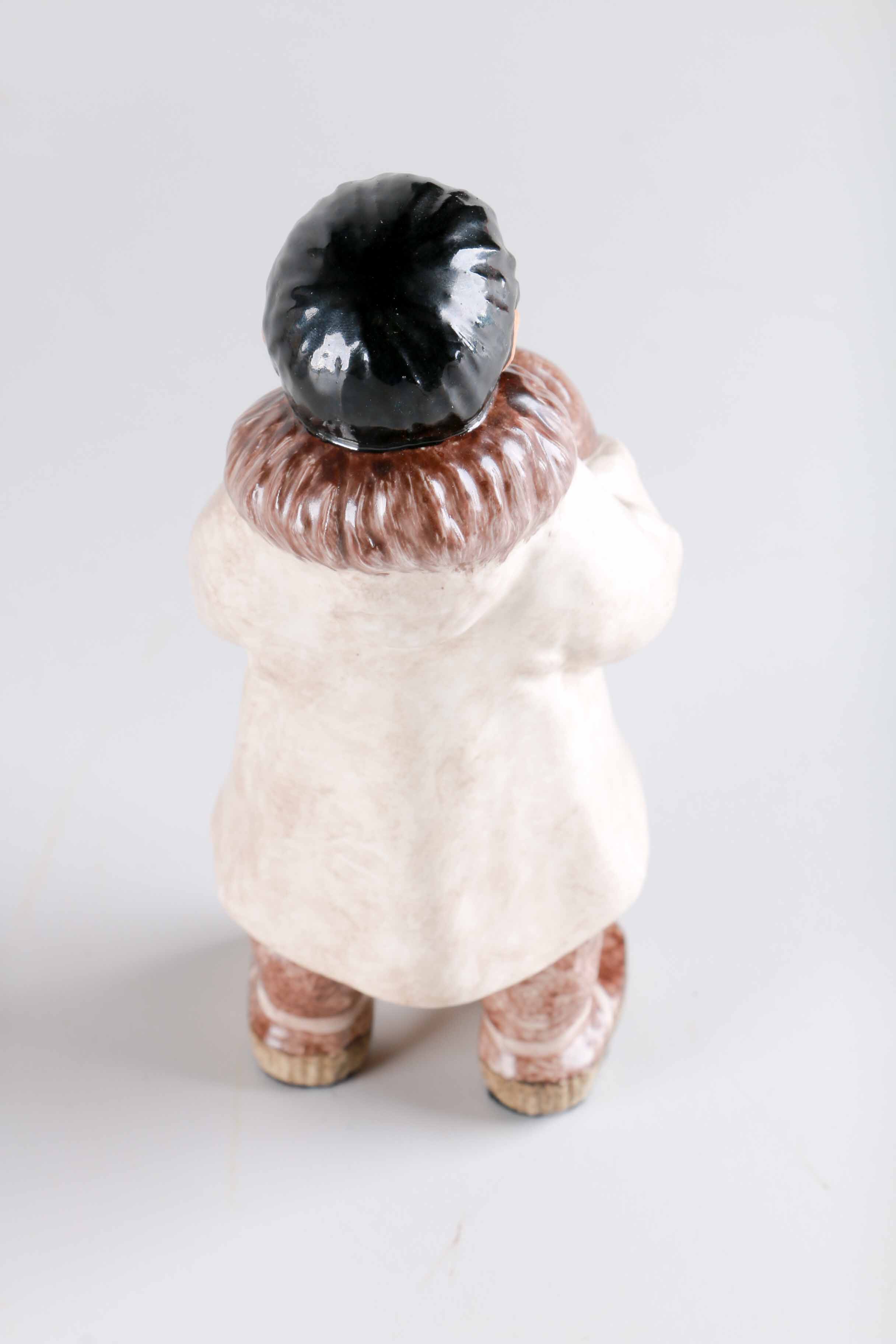 C. Alan Johnson Ceramic Inuit Figurines