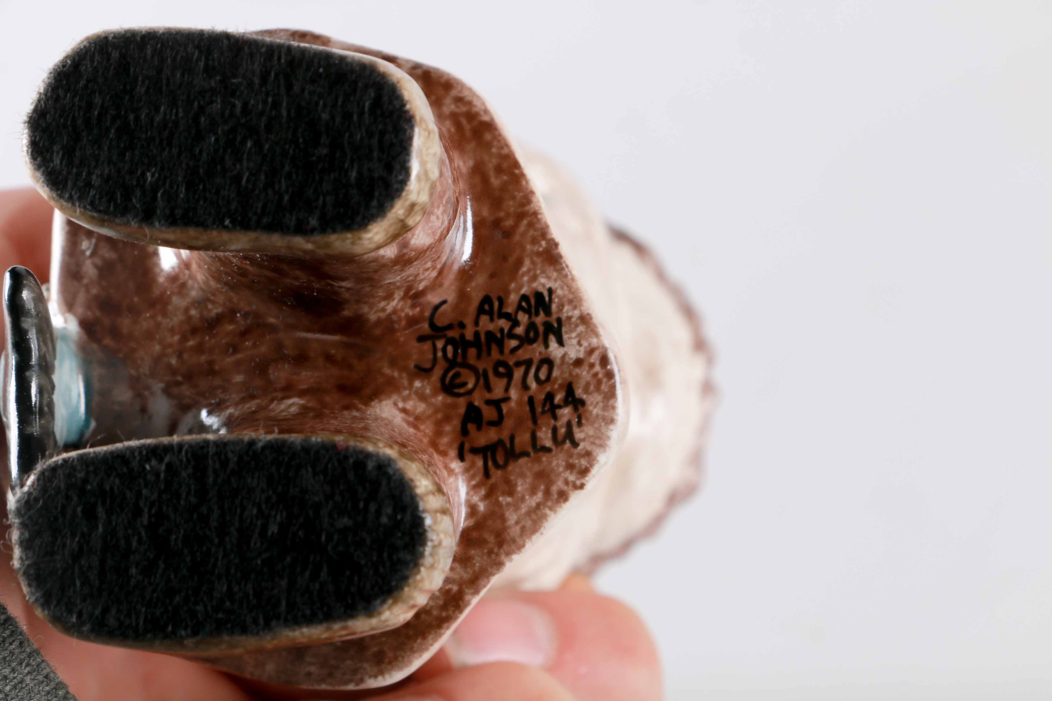 C. Alan Johnson Ceramic Inuit Figurines