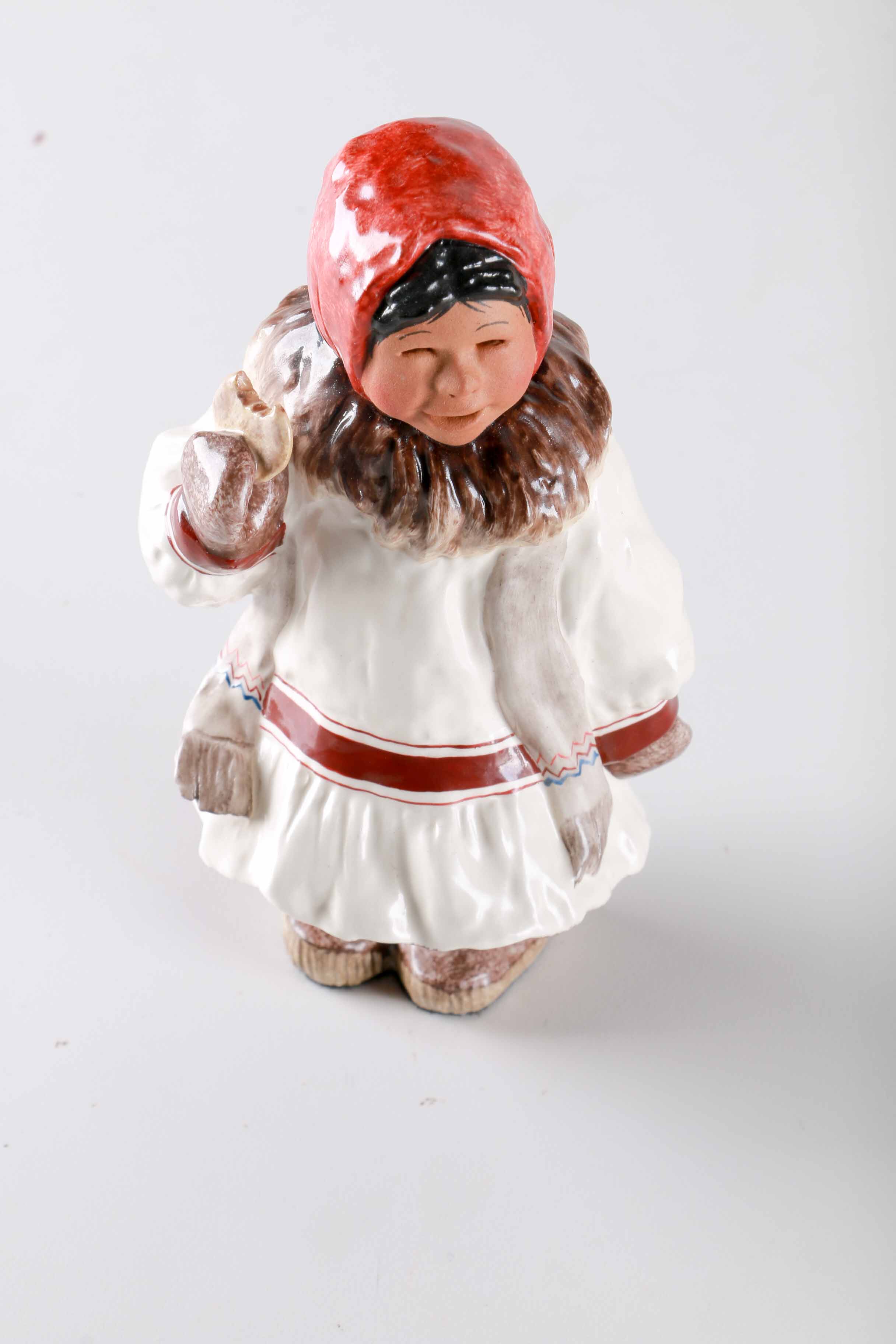 C. Alan Johnson Ceramic Inuit Figurines