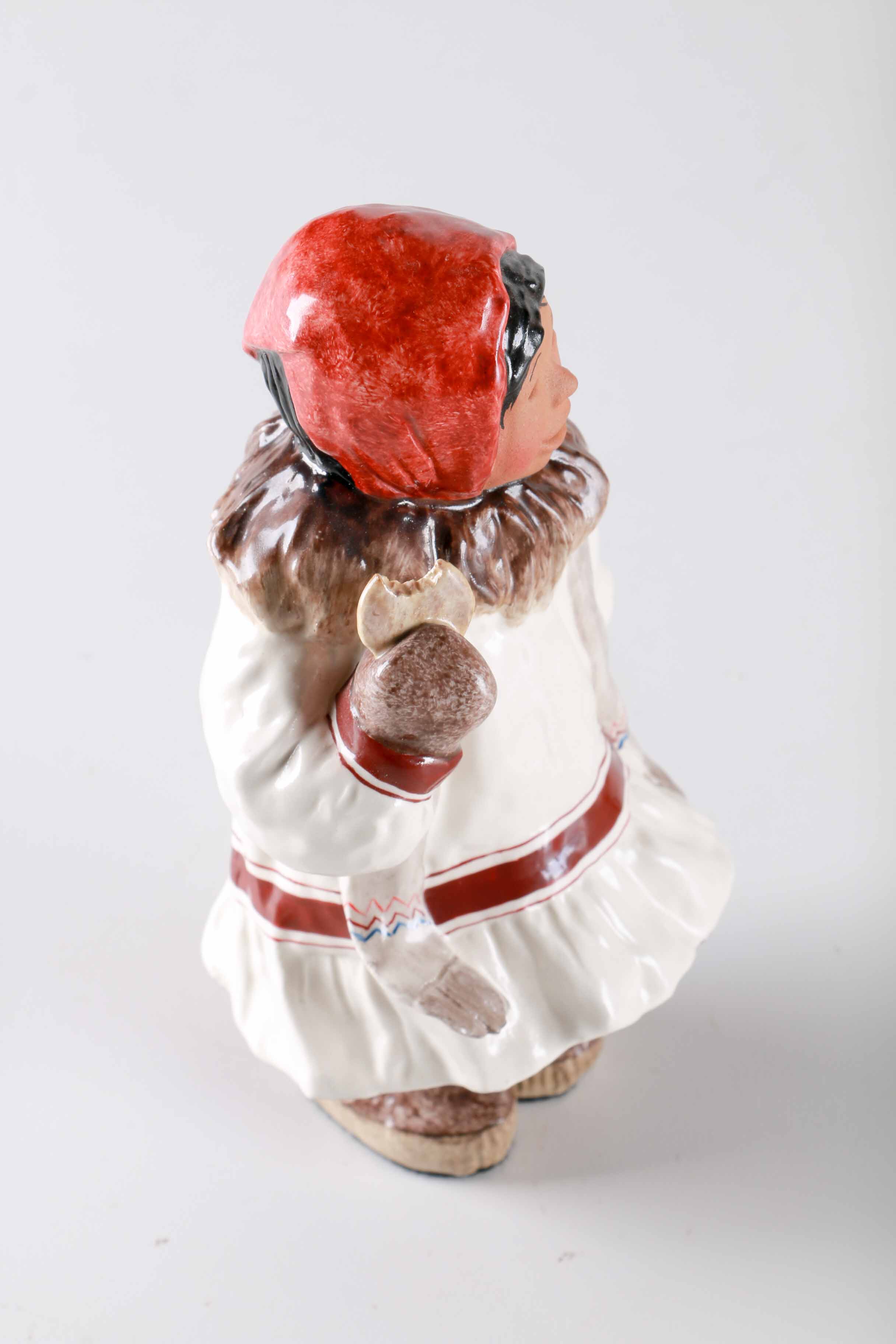 C. Alan Johnson Ceramic Inuit Figurines