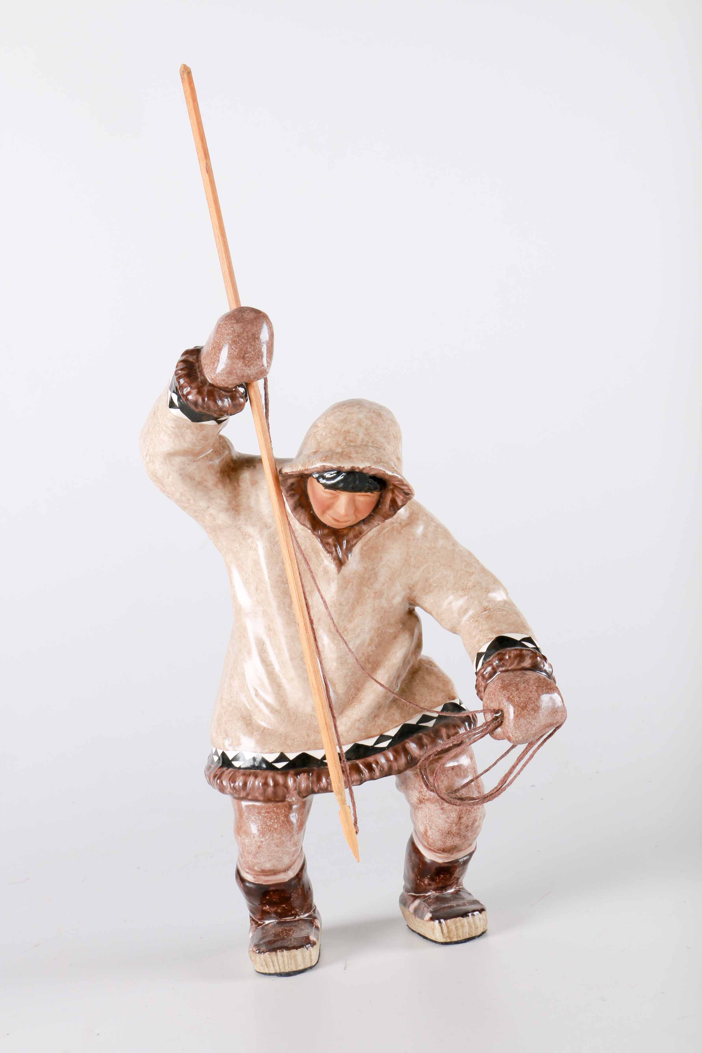 C. Alan Johnson Ceramic Inuit Figurines