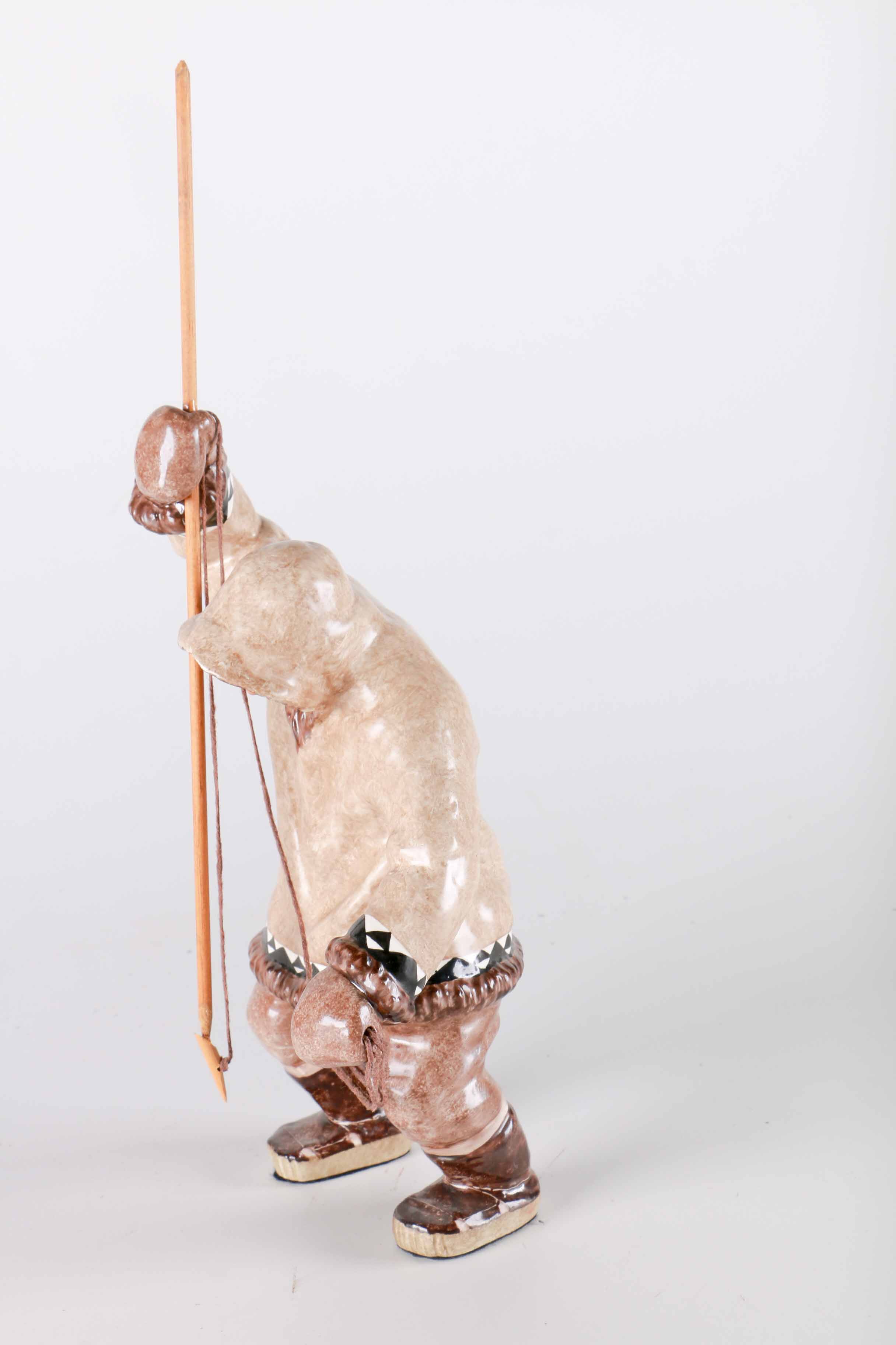 C. Alan Johnson Ceramic Inuit Figurines