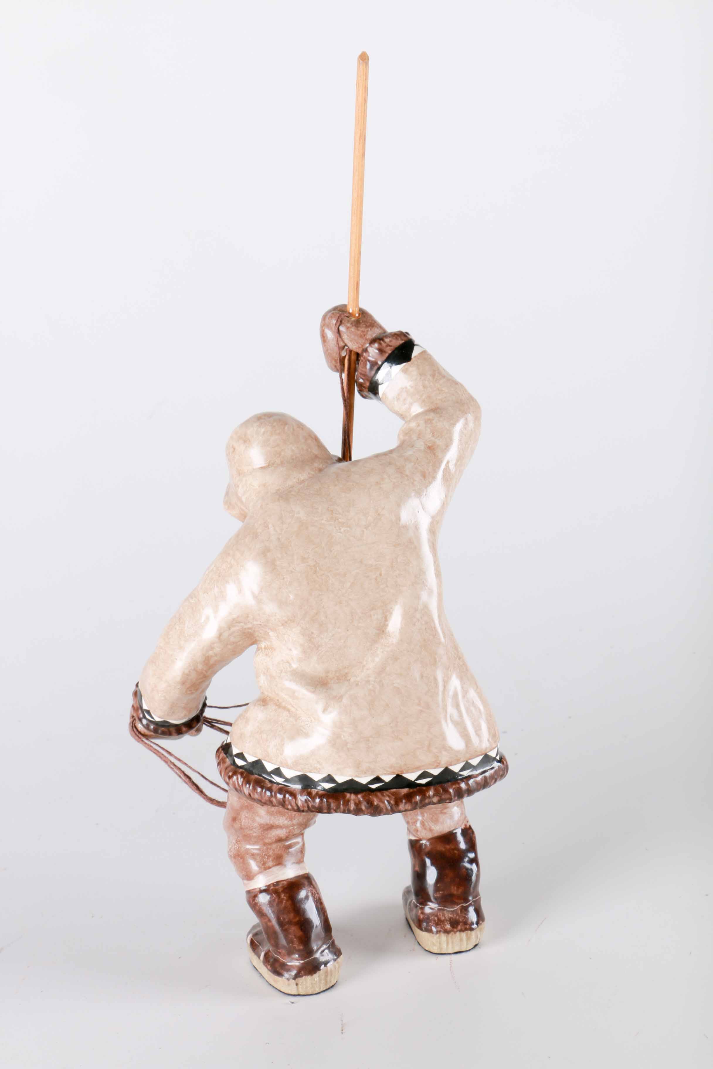 C. Alan Johnson Ceramic Inuit Figurines