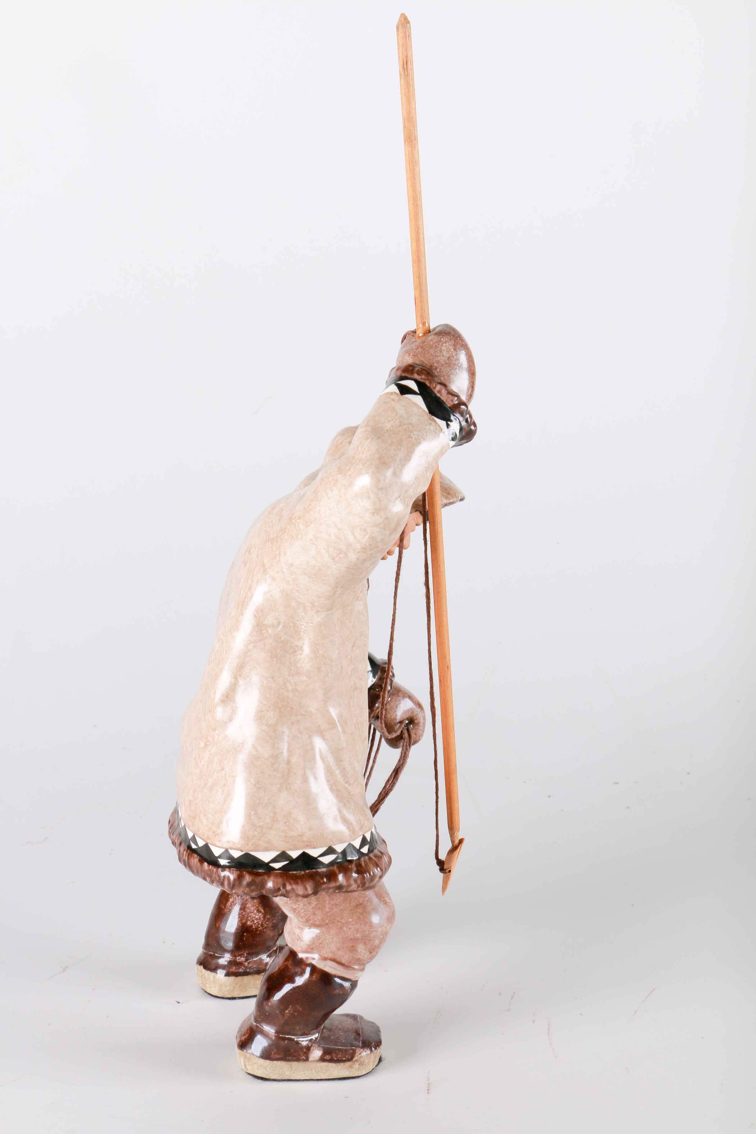 C. Alan Johnson Ceramic Inuit Figurines