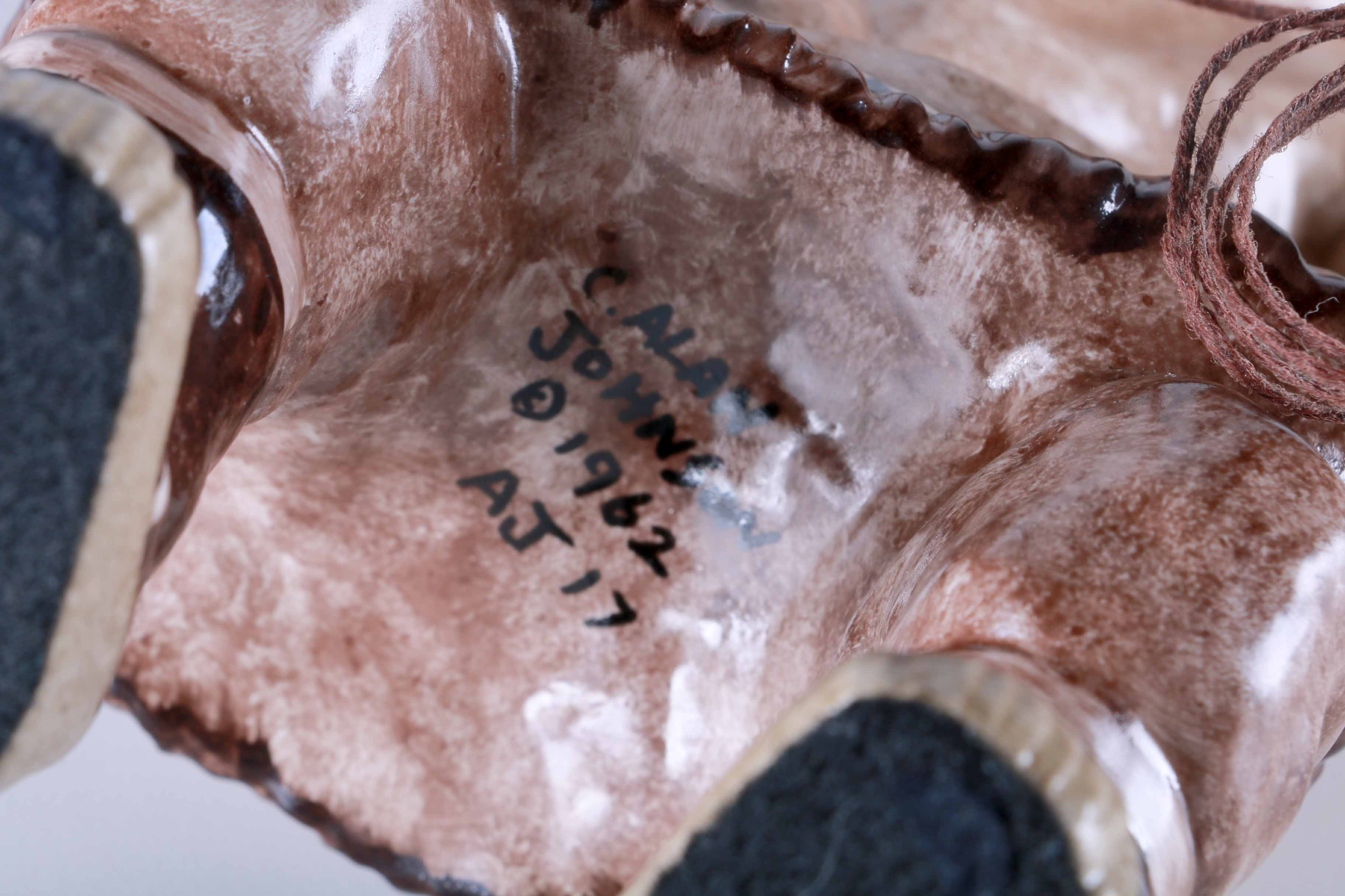 C. Alan Johnson Ceramic Inuit Figurines