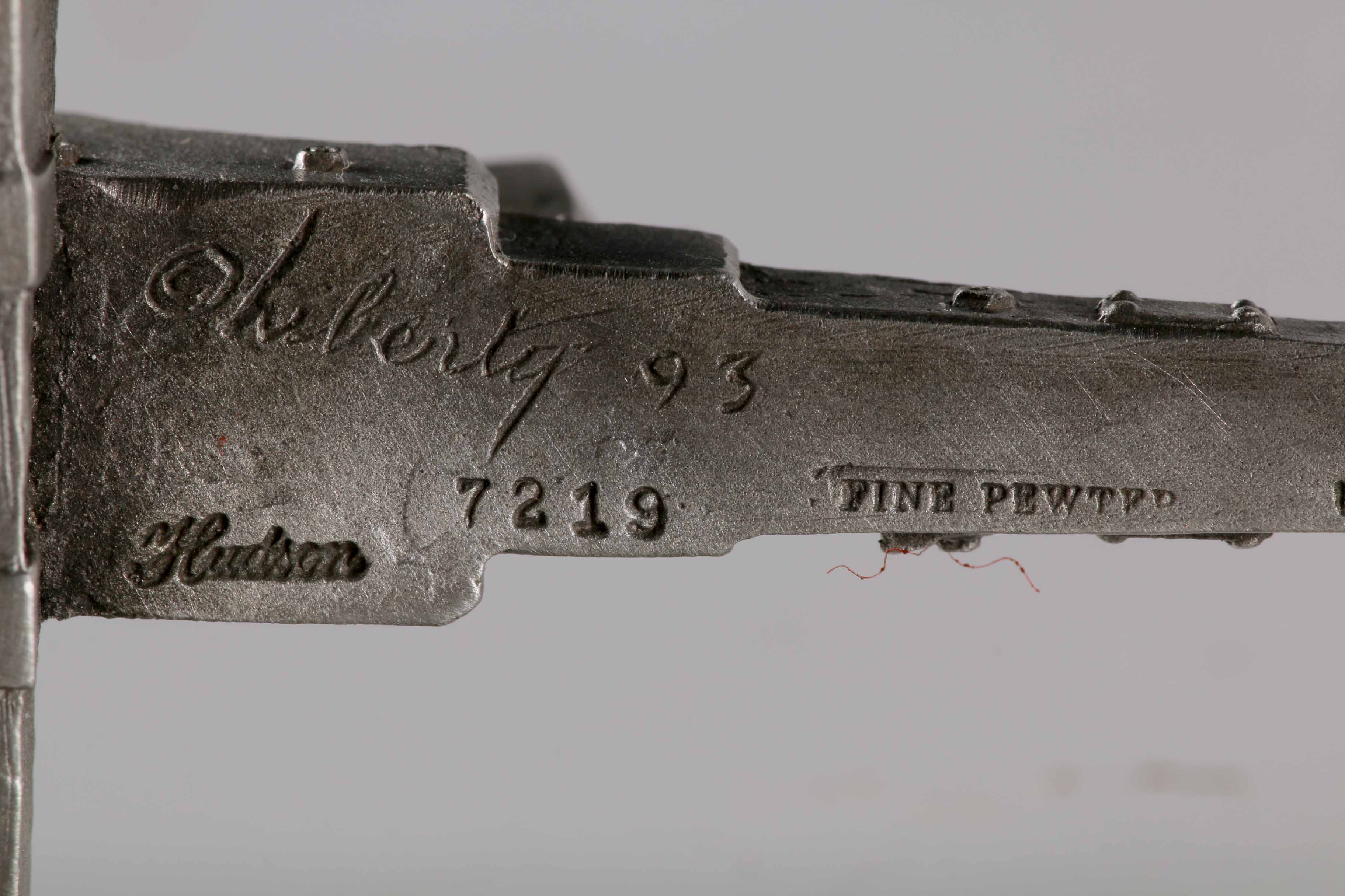 Pewter Civil War Figurines and Finch Figurine