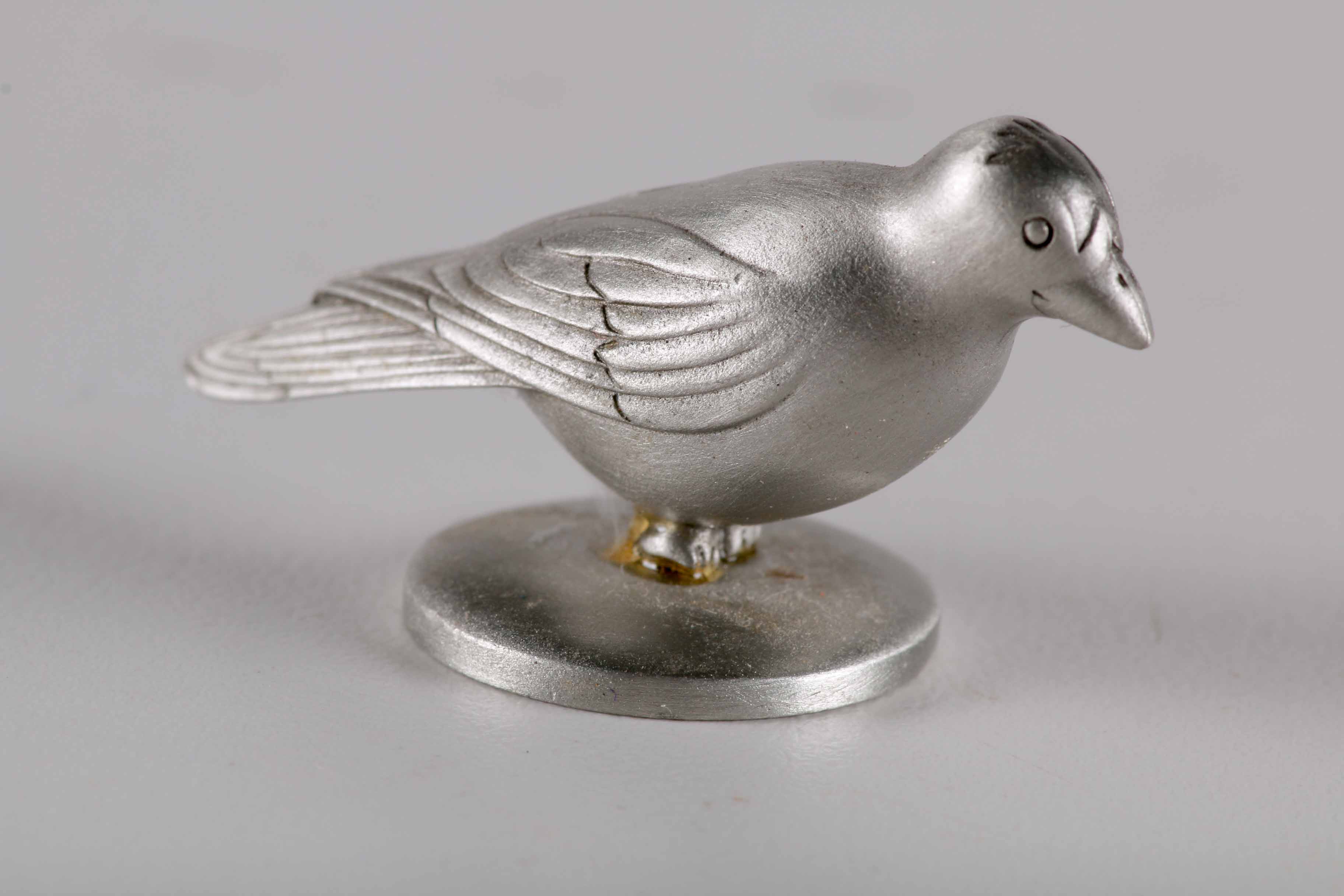 Pewter Civil War Figurines and Finch Figurine