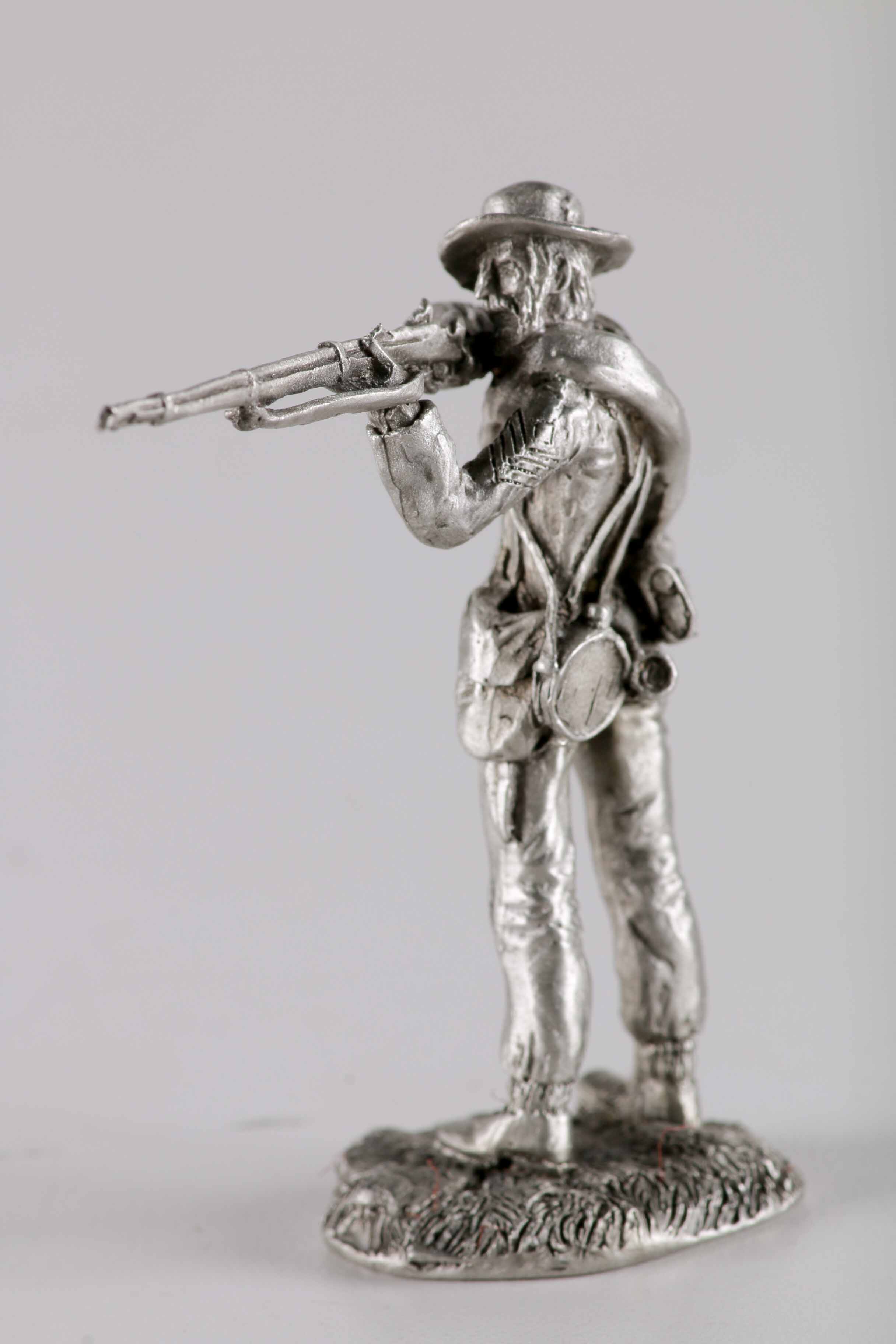 Pewter Civil War Figurines and Finch Figurine