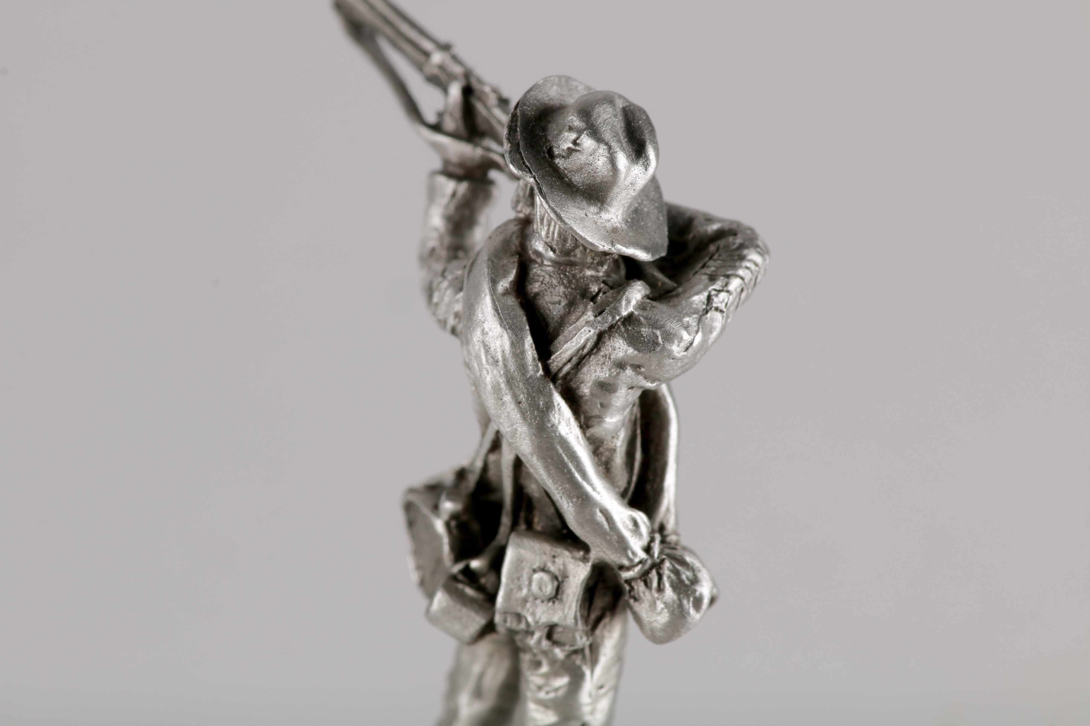 Pewter Civil War Figurines and Finch Figurine