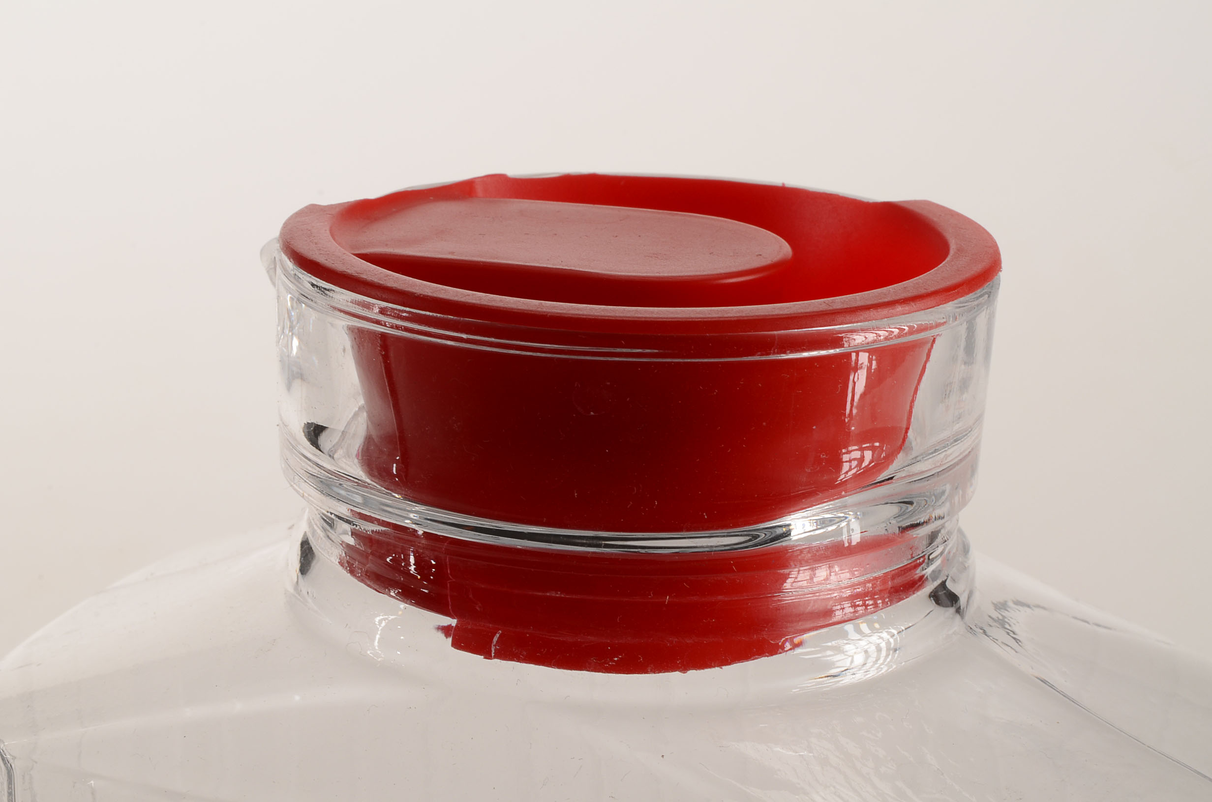 Vintage Arcoroc Ribbed Glass Refrigerator Pitcher