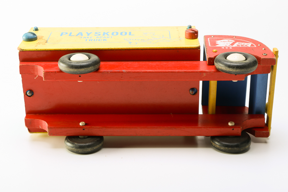 Wood Playskool Take Apart Truck