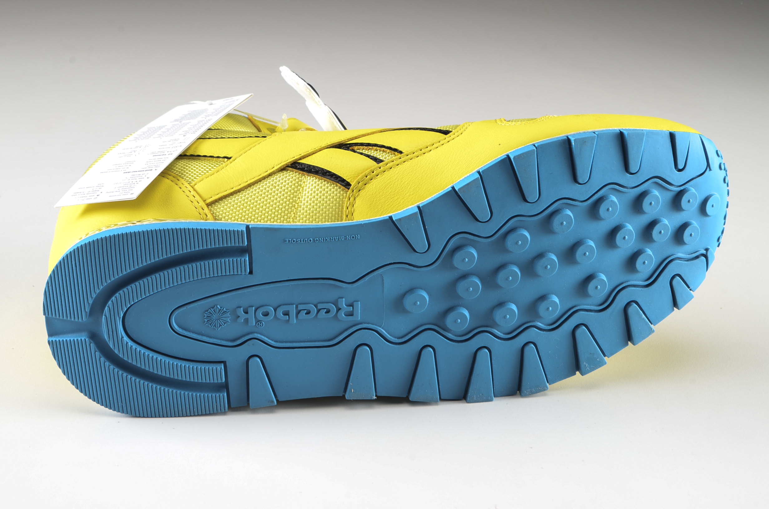 Pair of Reebok x Keith Haring Classic Leather Mid Strap Lux "Barking Dog"