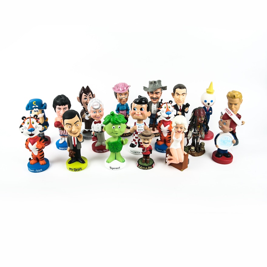 Wacky Wobblers Television and Mascot Bobbleheads
