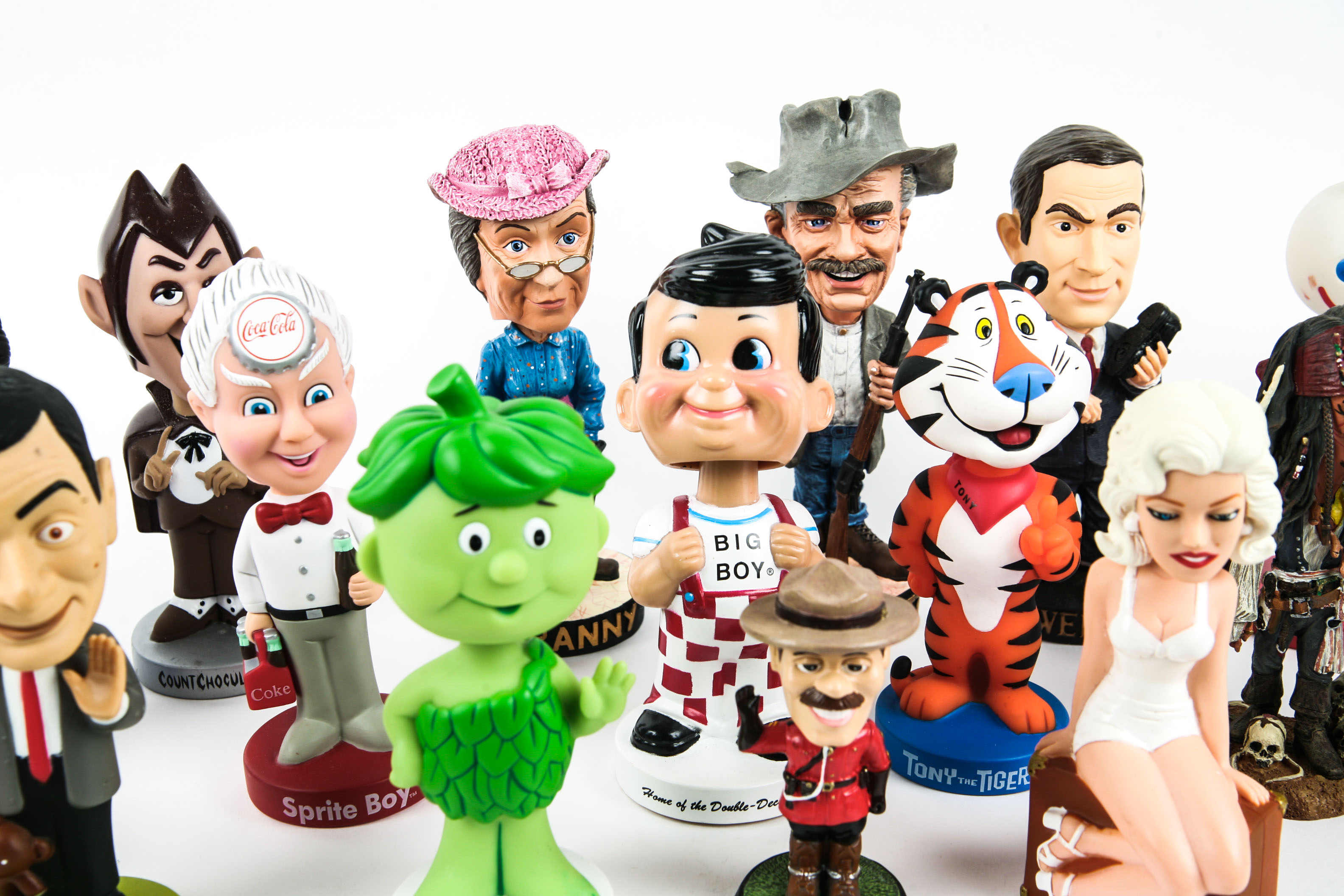Wacky Wobblers Television and Mascot Bobbleheads