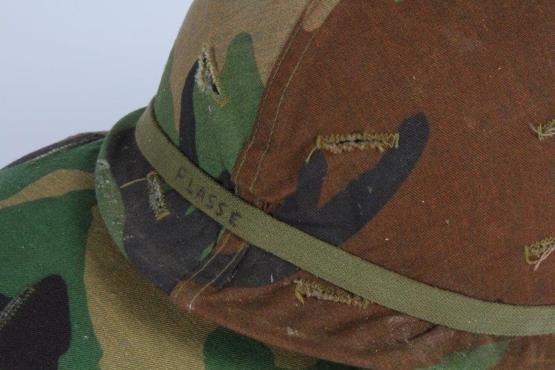 Two Vintage Army Helmets