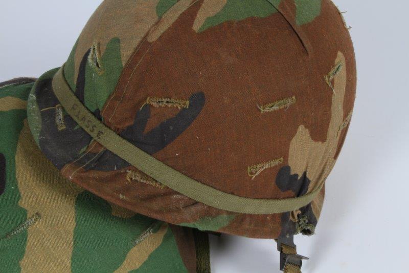 Two Vintage Army Helmets