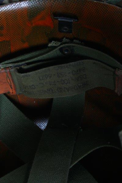 Two Vintage Army Helmets