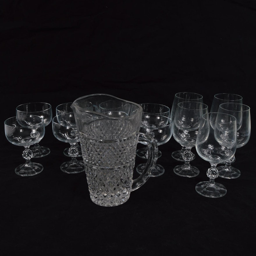 Assortment of Cut Glassware