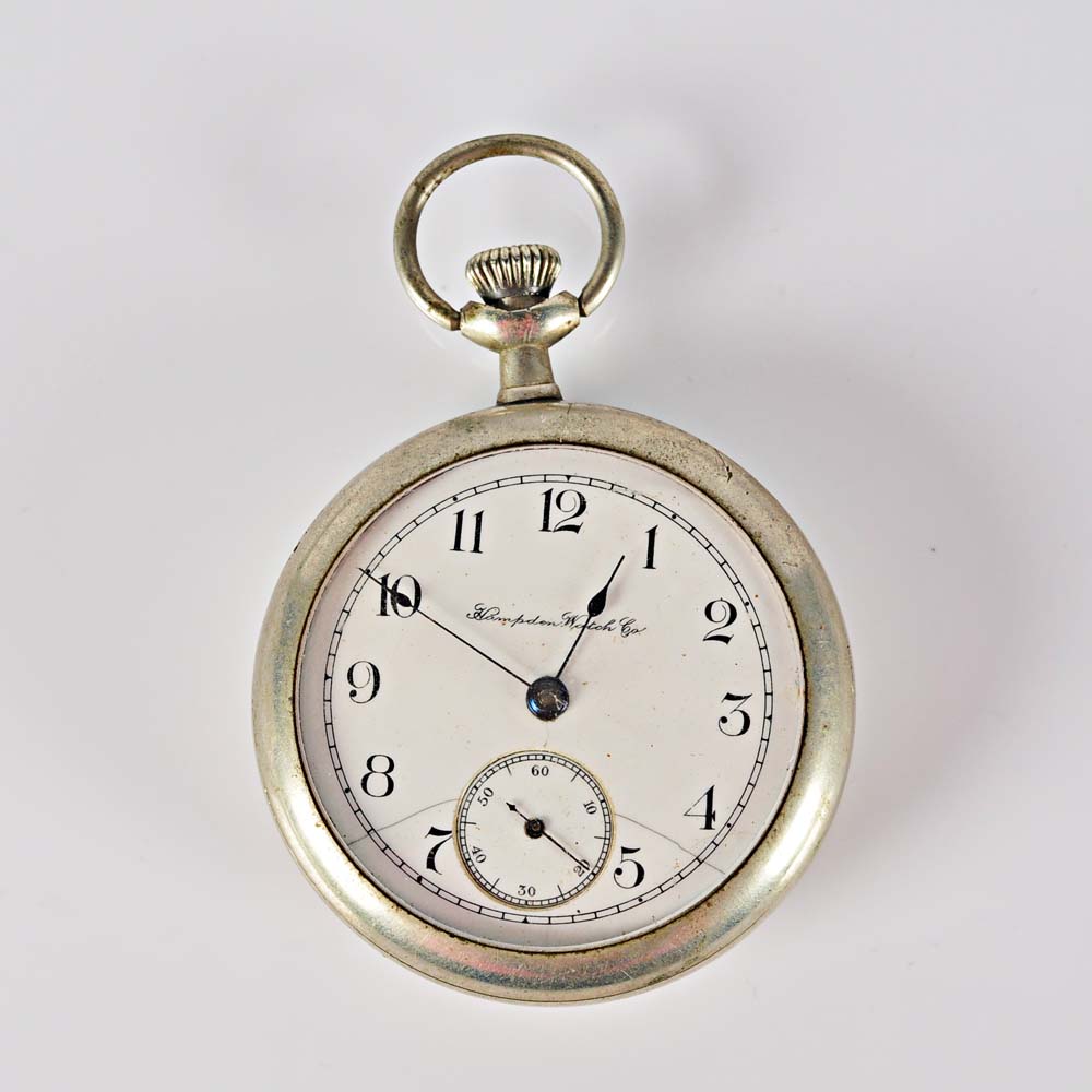 Hampden Railroad Pocket Watch EBTH