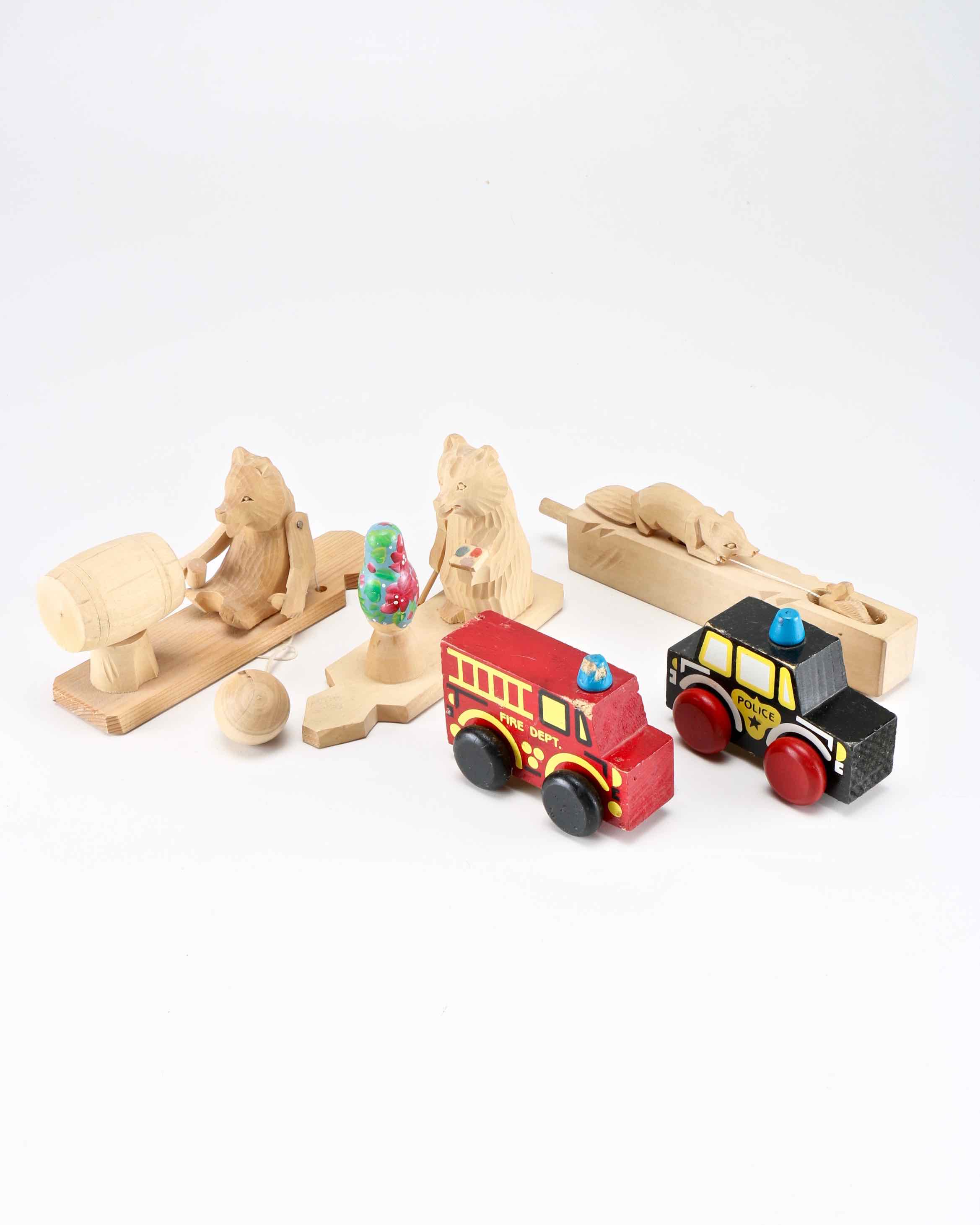 Vintage Wood Toy Collection
