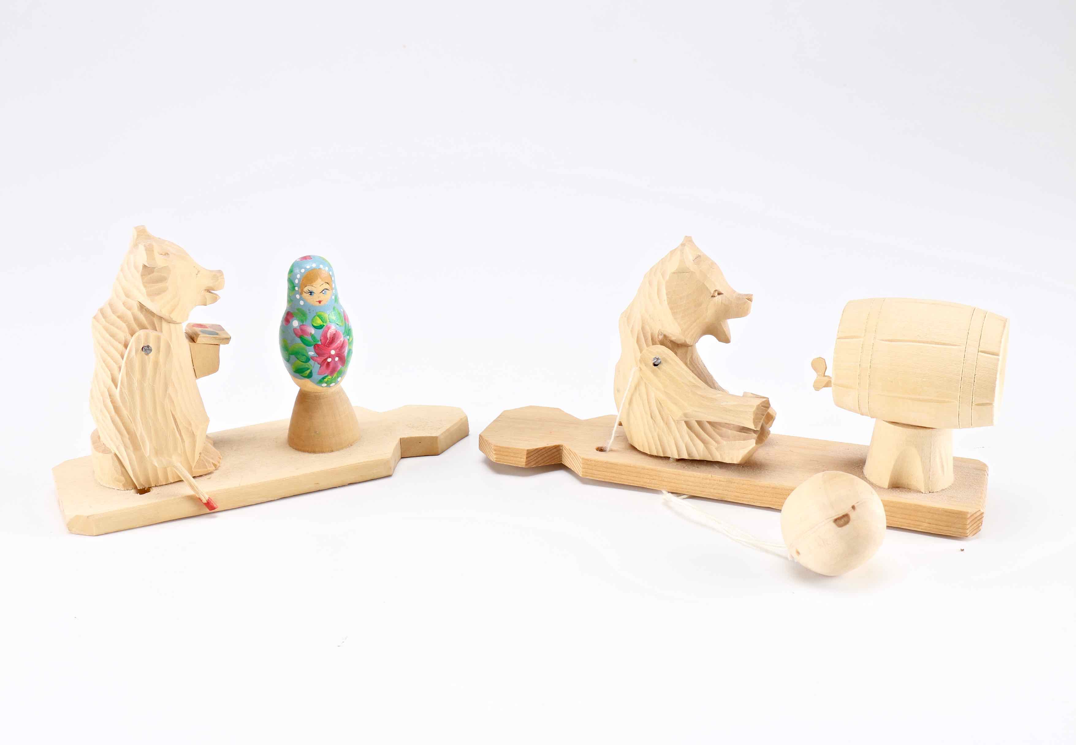 Vintage Wood Toy Collection