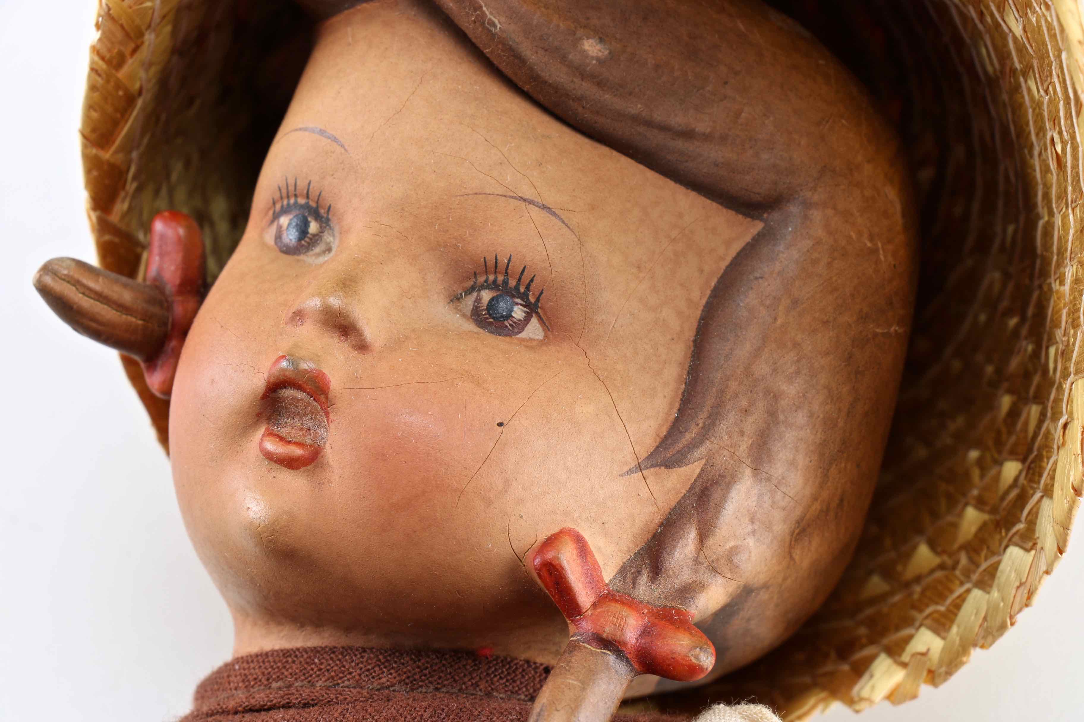 Pair of 1950s Hummel Plastic Dolls