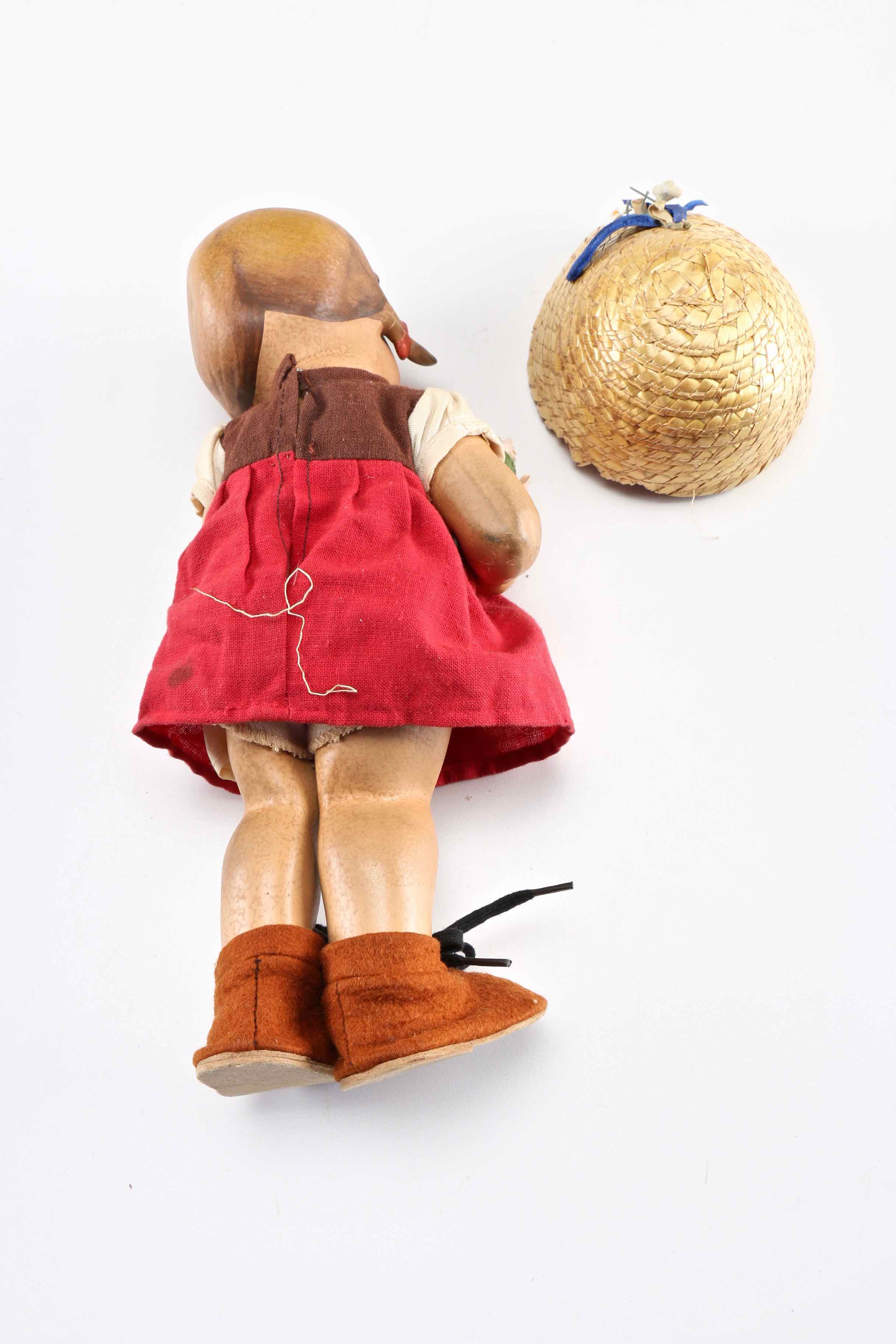 Pair of 1950s Hummel Plastic Dolls