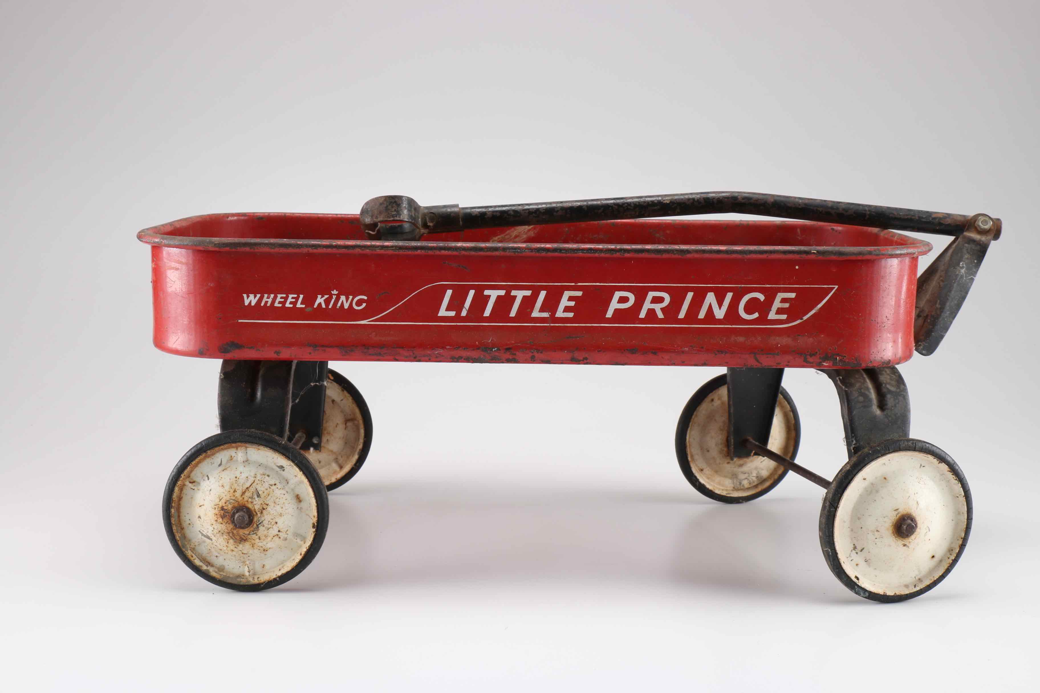 Vintage Little Prince Red Wagon