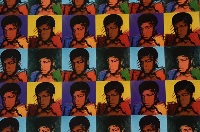 Andy Warhol Offset Lithograph Poster of Muhammad Ali
