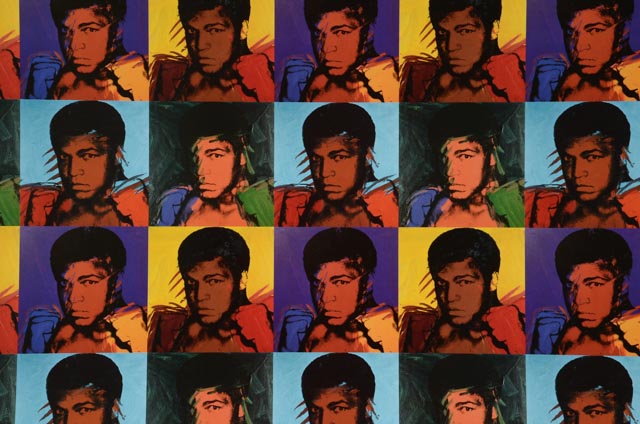 Andy Warhol Offset Lithograph Poster of Muhammad Ali