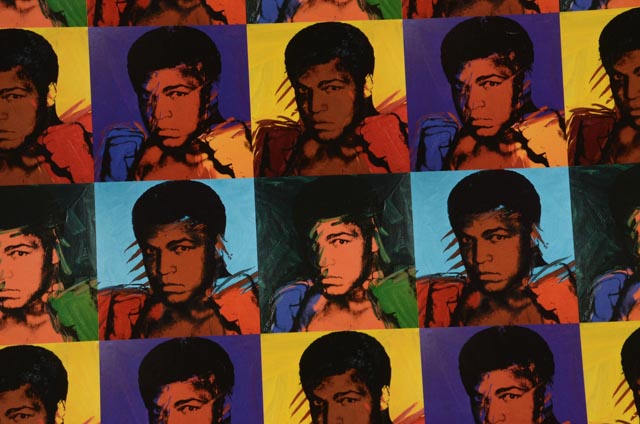 Andy Warhol Offset Lithograph Poster of Muhammad Ali