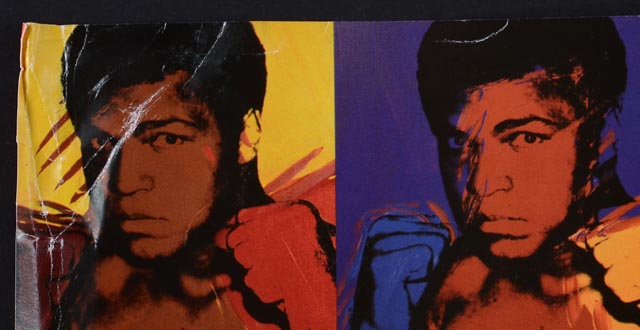 Andy Warhol Offset Lithograph Poster of Muhammad Ali