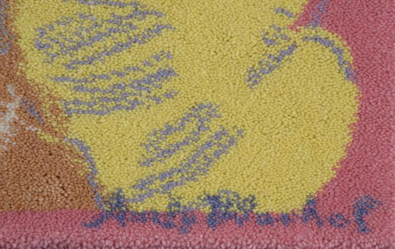 Ege Denmark Limited Edition Wool Rug Wall Hanging after Andy Warhol "Barbie"