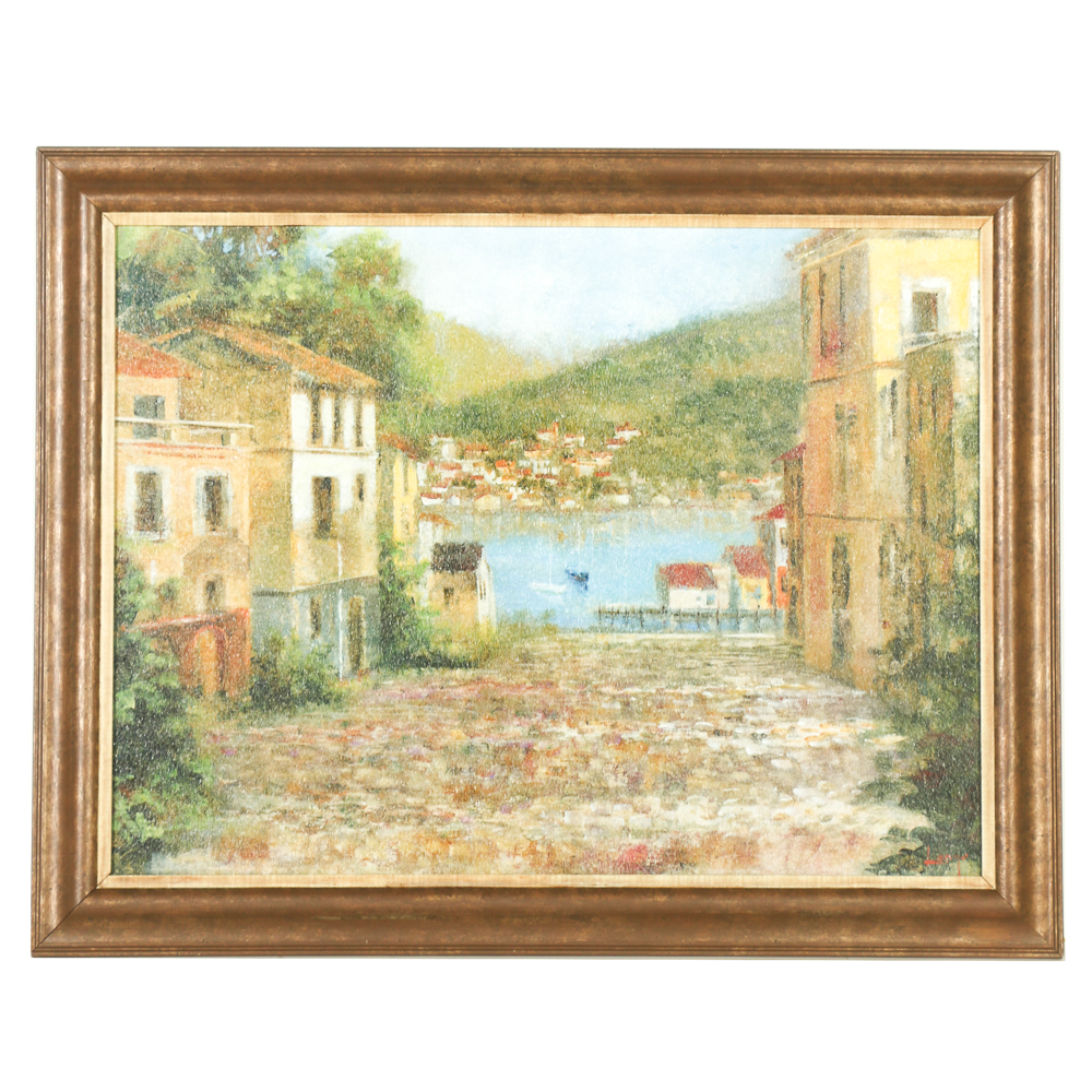 Micheal Longo Giclée Print "Cobble Street"