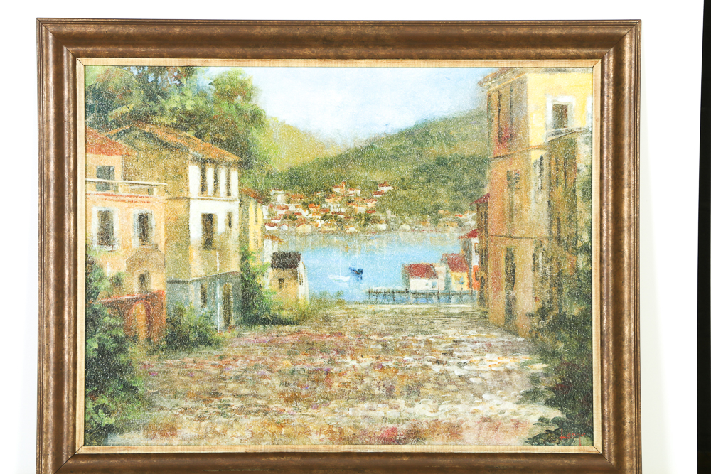 Micheal Longo Giclée Print "Cobble Street"