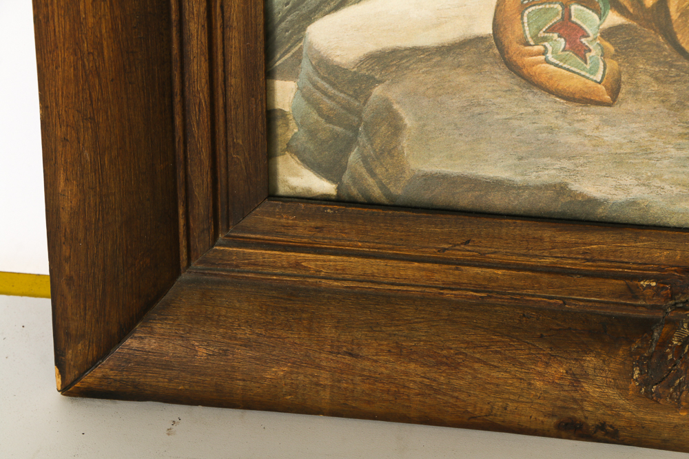 John A. Ruthven Offset Lithograph "Miami Indian"