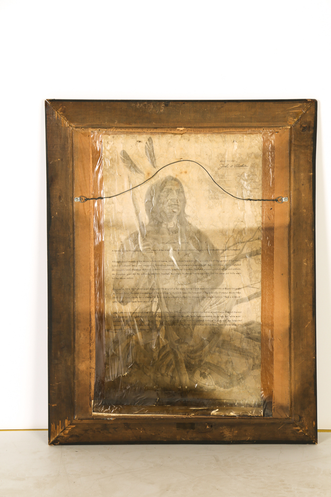 John A. Ruthven Offset Lithograph "Miami Indian"