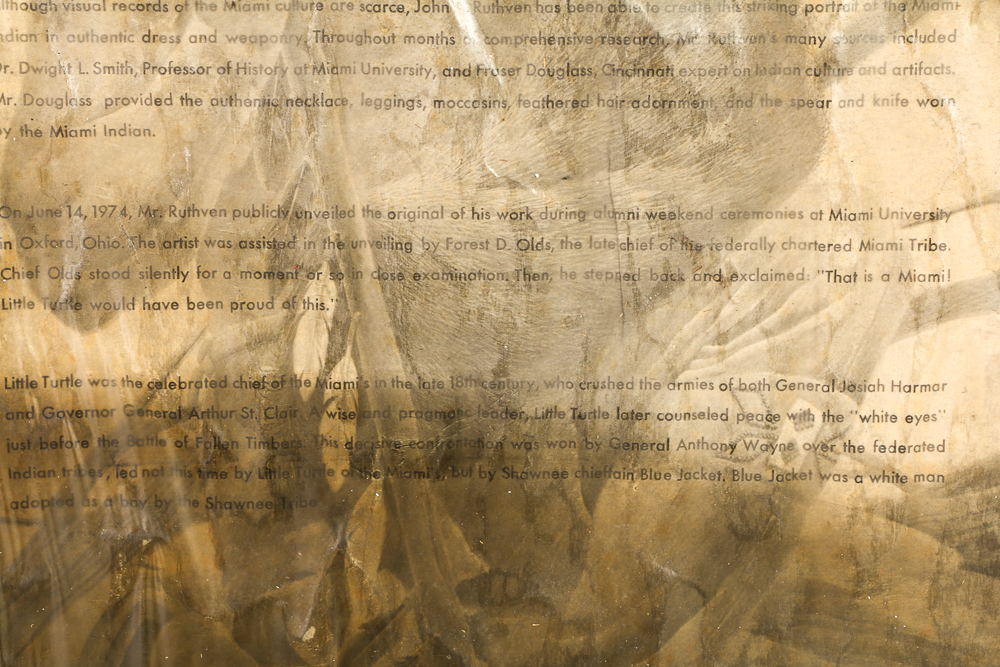 John A. Ruthven Offset Lithograph "Miami Indian"