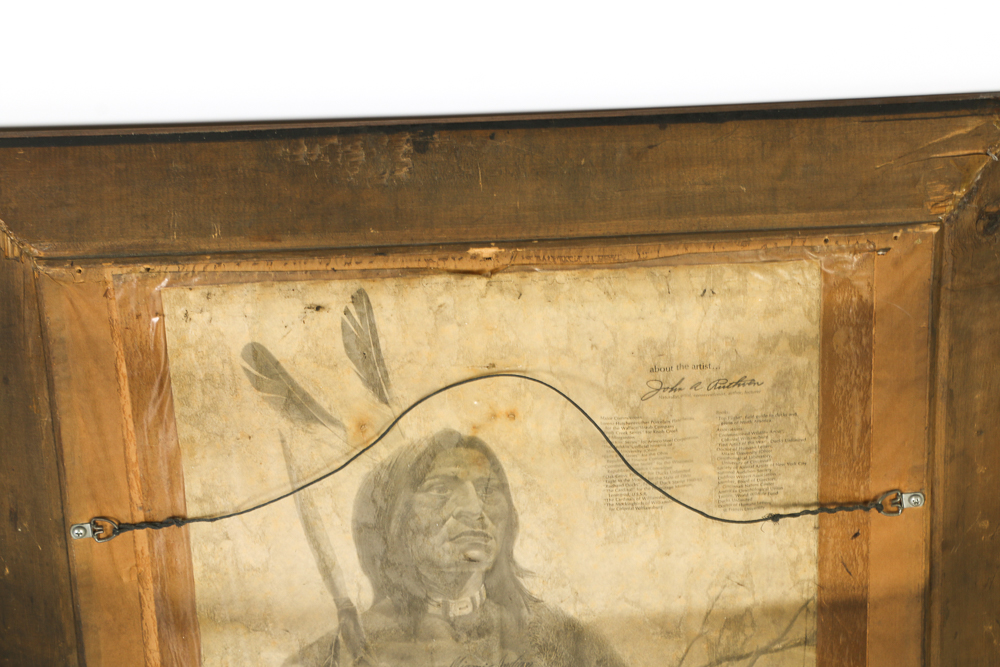 John A. Ruthven Offset Lithograph "Miami Indian"