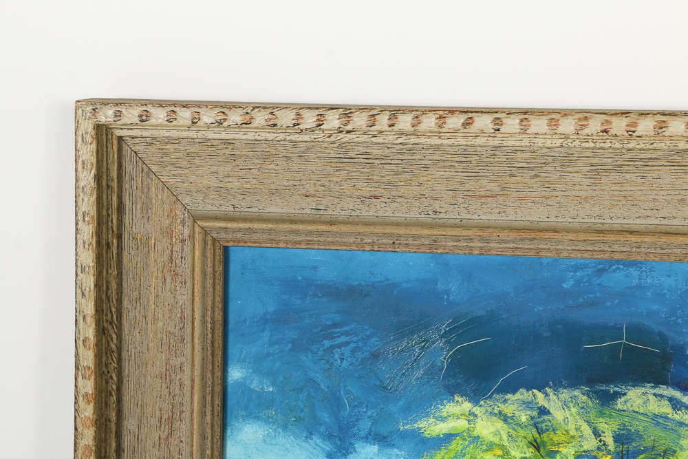 Edwin Fulwider Acyrlic of Miami University's MacCracken Hall