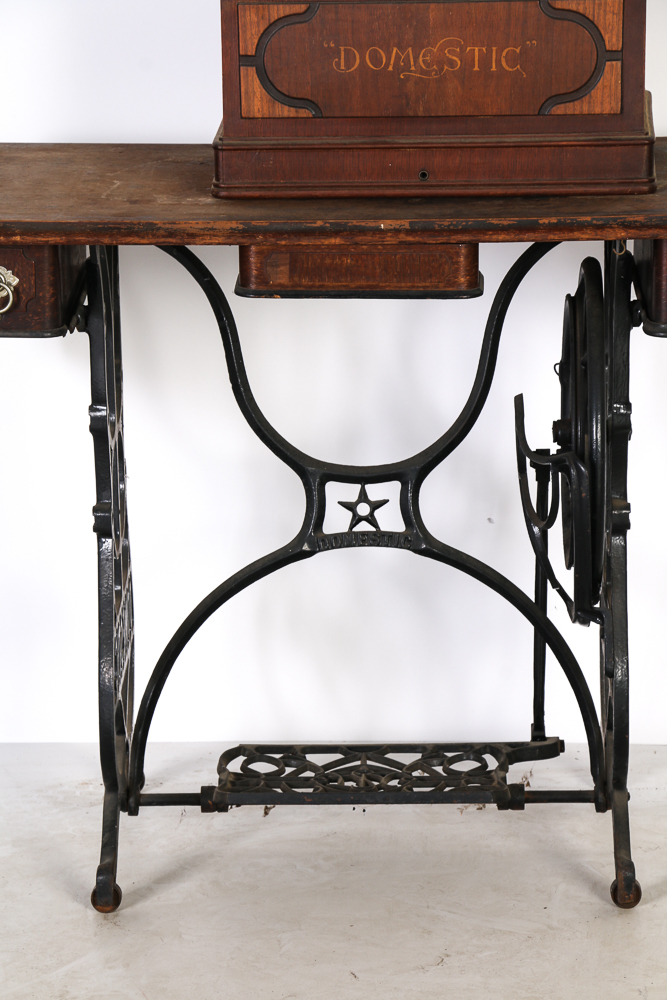 Antique Domestic Sewing Table