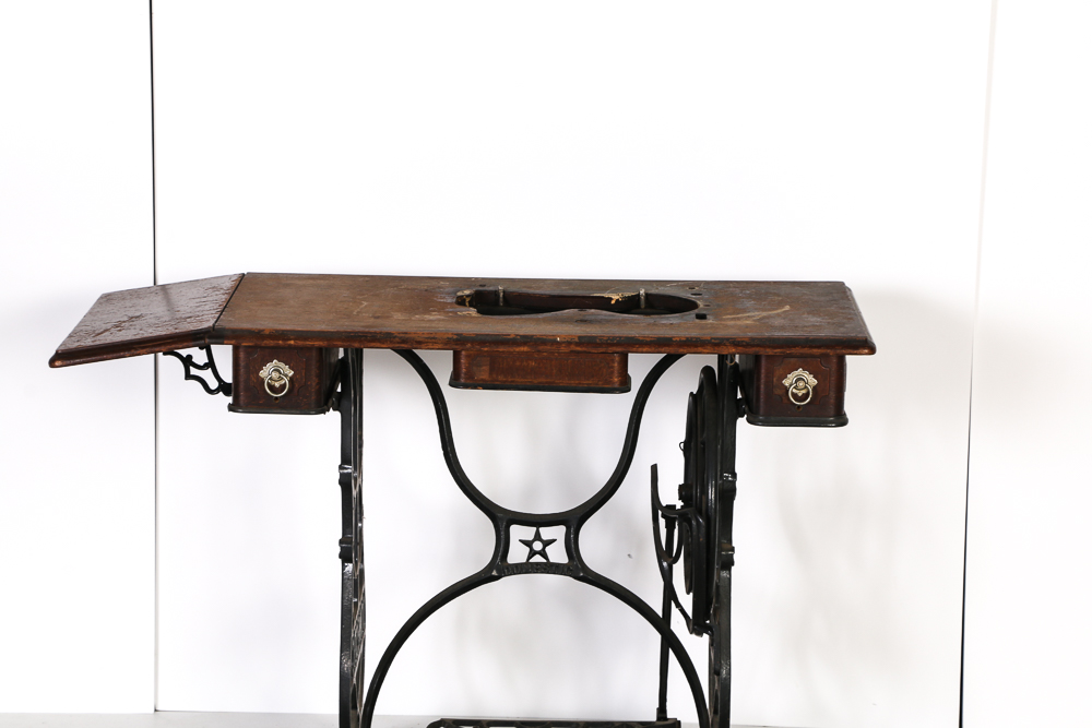 Antique Domestic Sewing Table