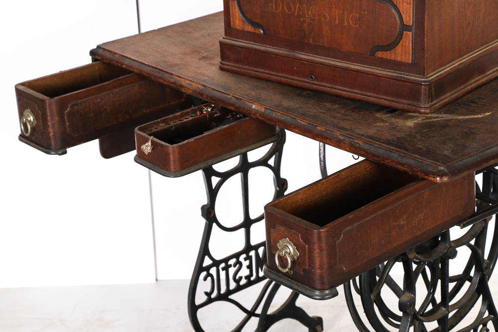 Antique Domestic Sewing Table