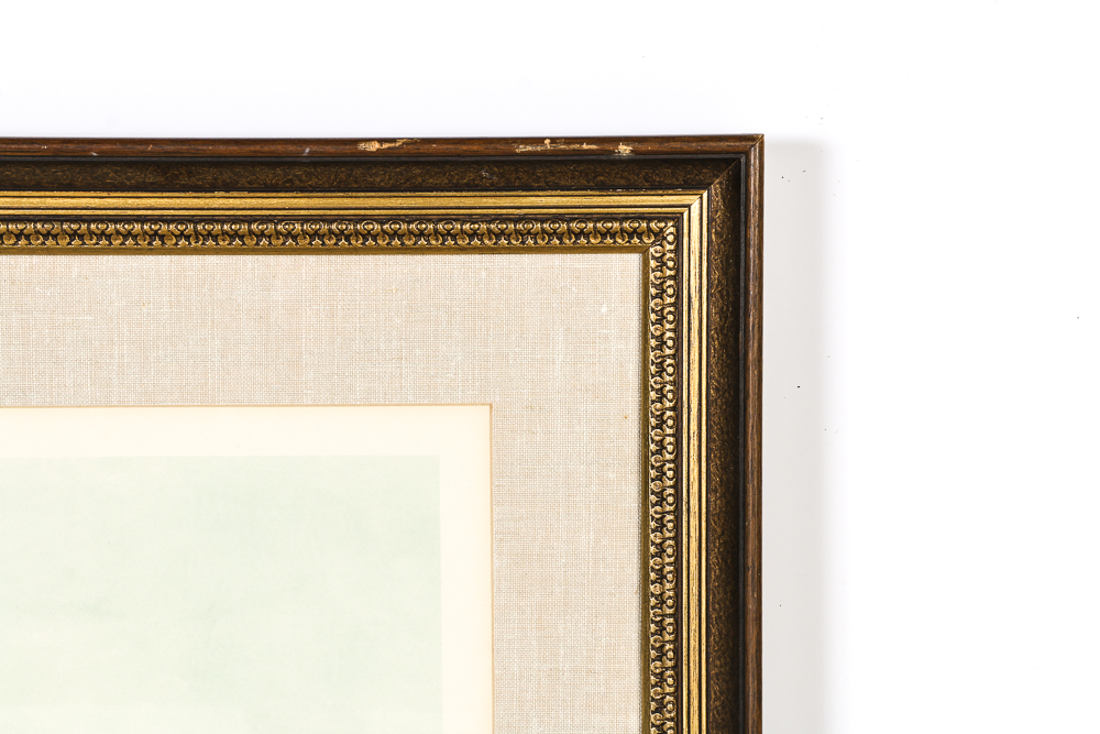 John A Ruthven Signed Lithograph "Miami Indian"