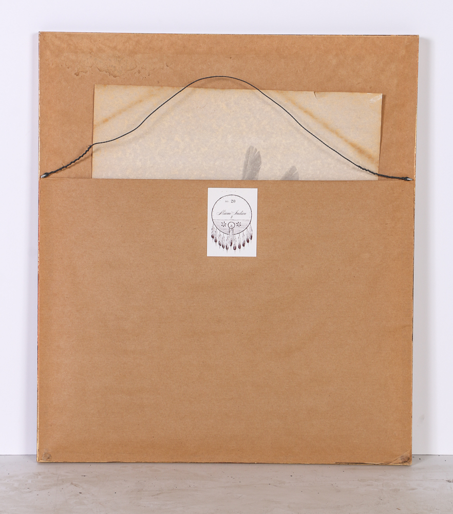 John A. Ruthven Limited Edition Lithograph "Miami Indian II"