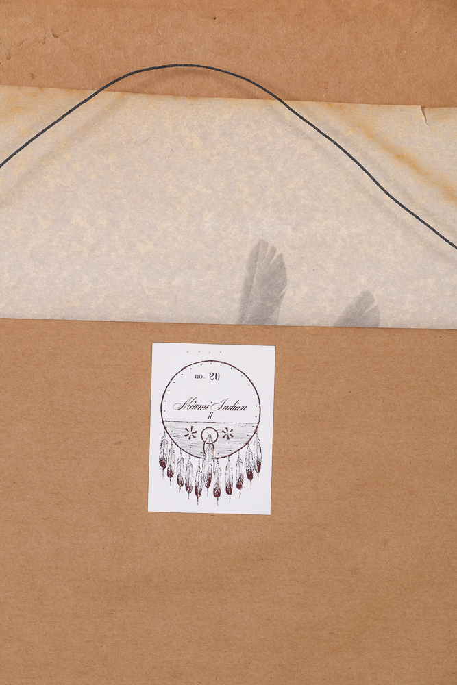 John A. Ruthven Limited Edition Lithograph "Miami Indian II"