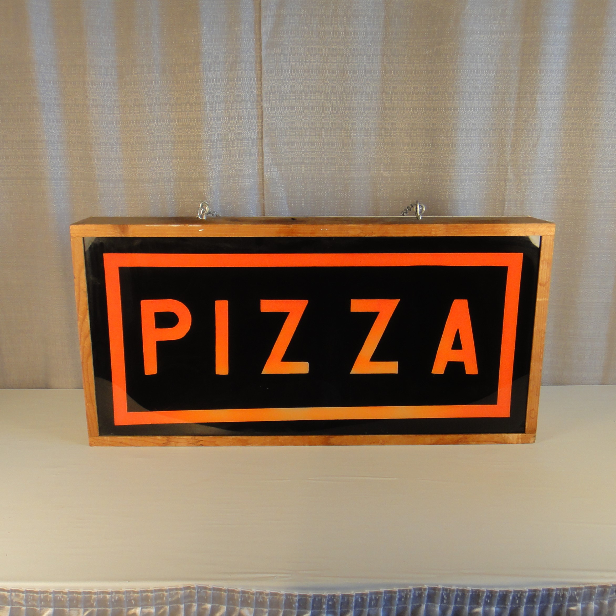 Vintage Lighted Pizza Sign