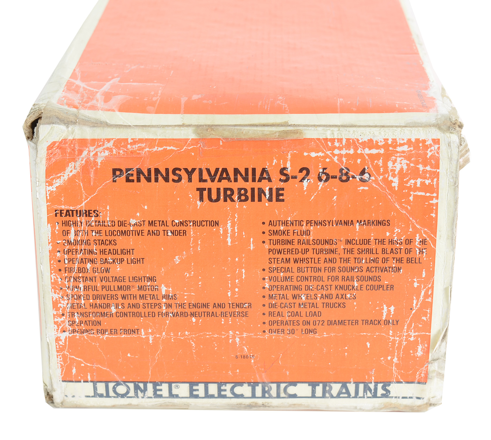 LIONEL #6-18010 Pennsylvania S-2 6-8-6 Turbine Steam Locomotive